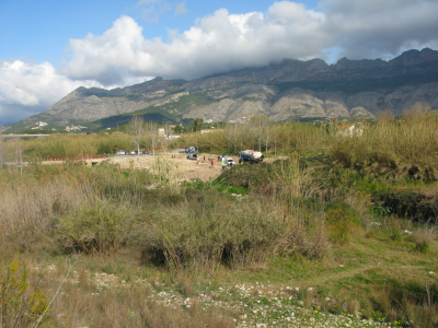 Vista de la zona de plantació.